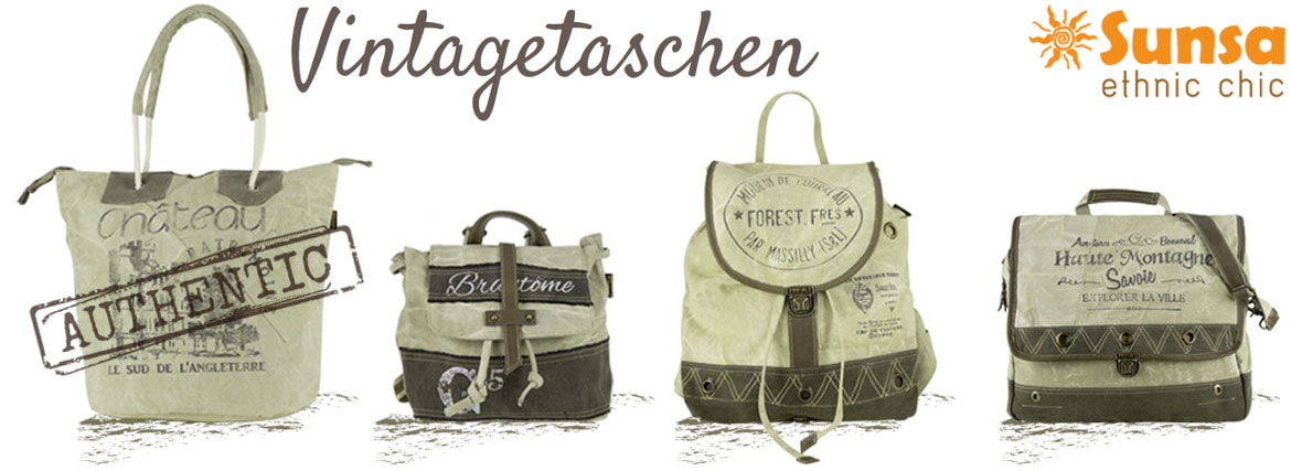 Sunsa Vintage Bags - erhältlich im Creativa an der Pelzgasse 7 in Aarau